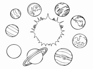 Desenho de Desenhos Planetas Para Colorir 1