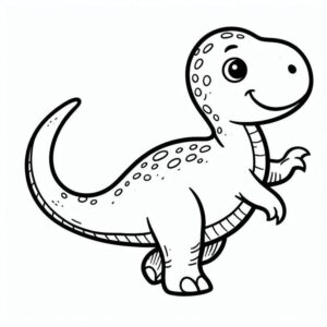Desenho de Dinossauro Desenho Colorir Imprimir