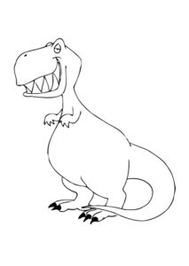 Desenho de Dinossauros Desenho Colorir Imprimir 02