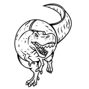 Desenho de Dinossauros Desenho Colorir Imprimir 06