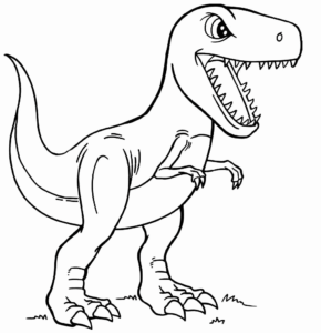 Desenho de Dinossauros Desenho Colorir Imprimir 20