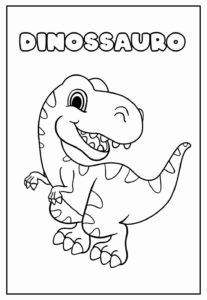 Desenho de Dinossauros Desenho Colorir Imprimir 25