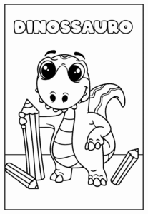 Desenho de Dinossauros Desenho Colorir Imprimir 26