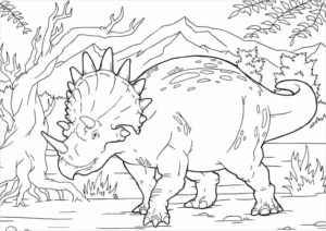 Desenho de Dinossauros Desenho Colorir Imprimir 38