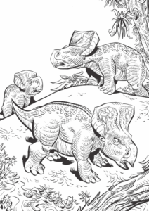 Desenho de Dinossauros Desenho Colorir Imprimir 41
