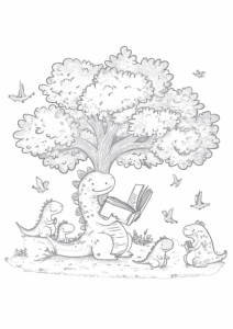 Desenho de Dinossauros Desenho Colorir Imprimir 42