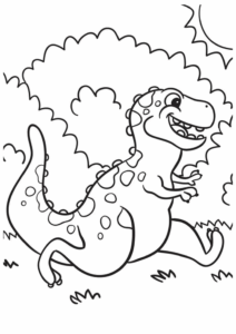 Desenho de Dinossauros Desenho Colorir Imprimir 43