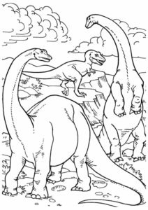 Desenho de Dinossauros Desenho Colorir Imprimir 51