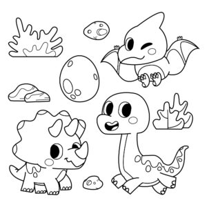 Desenho de Dinossauros Desenho Colorir Imprimir 67