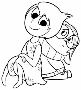 Desenho de Divertida Mente Desenho Colorir Imprimir 45