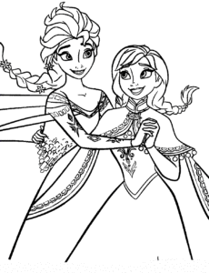Desenho de Elsa Para Colorir E Pintar 15 1
