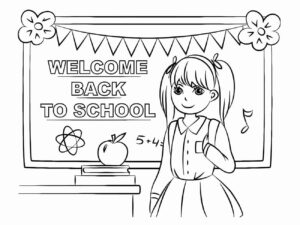 Desenho de Escola Desenho Colorir Imprimir 06