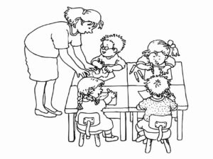 Desenho de Escola Desenho Colorir Imprimir 07