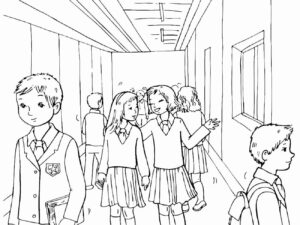 Desenho de Escola Desenho Colorir Imprimir 09