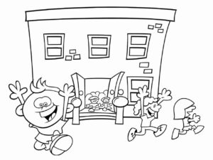 Desenho de Escola Desenho Colorir Imprimir 10