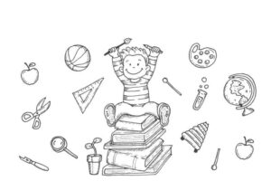 Desenho de Escola Desenho Colorir Imprimir 19