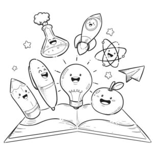 Desenho de Escola Desenho Colorir Imprimir 23