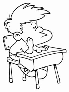 Desenho de Escola Desenho Colorir Imprimir 24