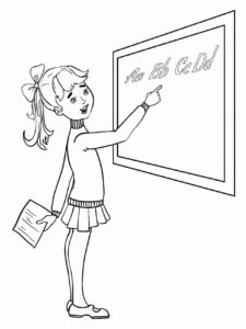 Desenho de Escola Desenho Colorir Imprimir 32
