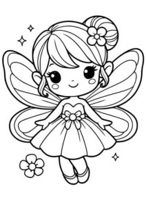 Desenho de Fada 01
