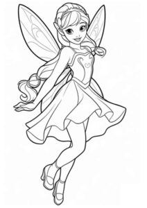 Desenho de Fada 02