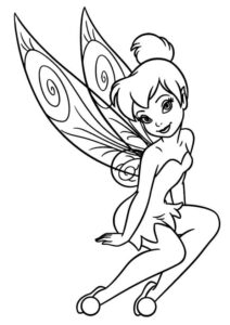 Desenho de Fada 03