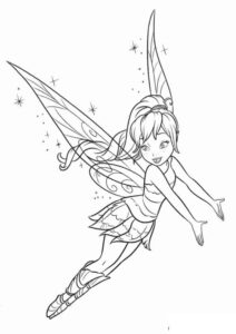 Desenho de Fada 08