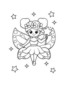 Desenho de Fadas Para Colorir 12