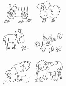 Desenho de Fazenda Desenho Colorir Imprimir 04