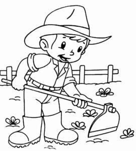 Desenho de Fazenda Desenho Colorir Imprimir 11