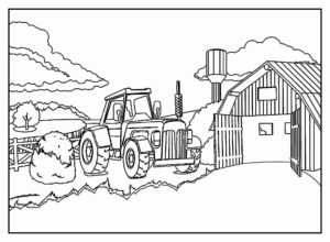 Desenho de Fazenda Desenho Colorir Imprimir 20