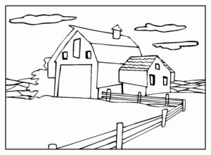 Desenho de Fazenda Desenho Colorir Imprimir 21