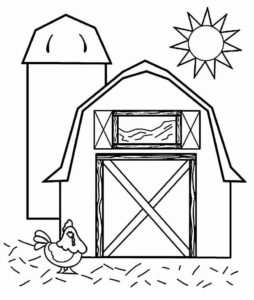 Desenho de Fazenda Desenho Colorir Imprimir 27