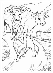 Desenho de Fazenda Desenho Colorir Imprimir 38