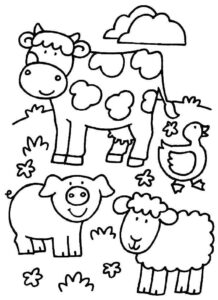Desenho de Fazenda Desenho Colorir Imprimir 50