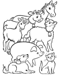 Desenho de Fazenda Desenho Colorir Imprimir 51
