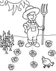 Desenho de Fazenda Desenho Colorir Imprimir 53
