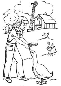 Desenho de Fazenda Desenho Colorir Imprimir 54