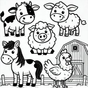 Desenho de Fazenda Desenho Colorir Imprimir 72