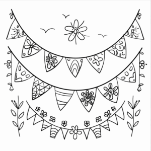 Desenho de Festa Junina Desenho Colorir Imprimir 08