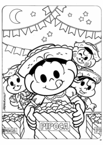 Desenho de Festa Junina Desenho Colorir Imprimir 17