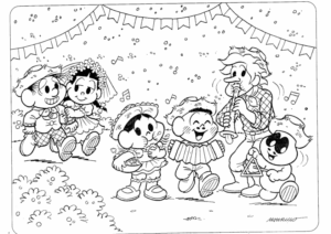 Desenho de Festa Junina Desenho Colorir Imprimir 20