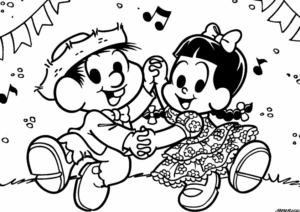 Desenho de Festa Junina Desenho Colorir Imprimir 31