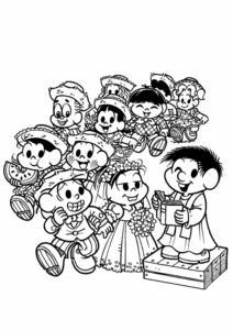 Desenho de Festa Junina Desenho Colorir Imprimir 33