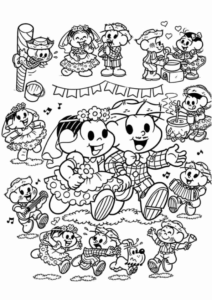 Desenho de Festa Junina Desenho Colorir Imprimir 35