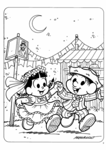 Desenho de Festa Junina Desenho Colorir Imprimir 36