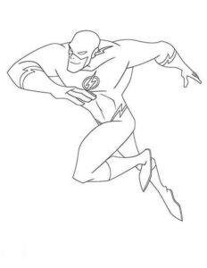 Desenho de Flash Desenho Colorir Imprimir 28