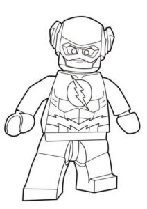 Desenho de Flash Desenho Colorir Imprimir 37