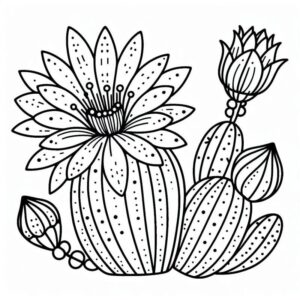 Desenho de Flores Desenho Colorir Imprimir 09