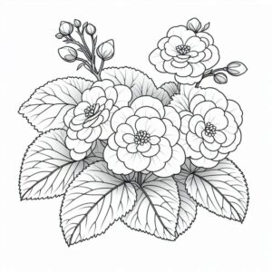 Desenho de Flores Desenho Colorir Imprimir 14
